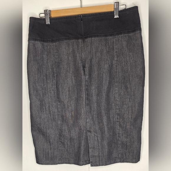 Lost And Found dark grey Pencil Skirt Size 10 - Picture 3 of 6